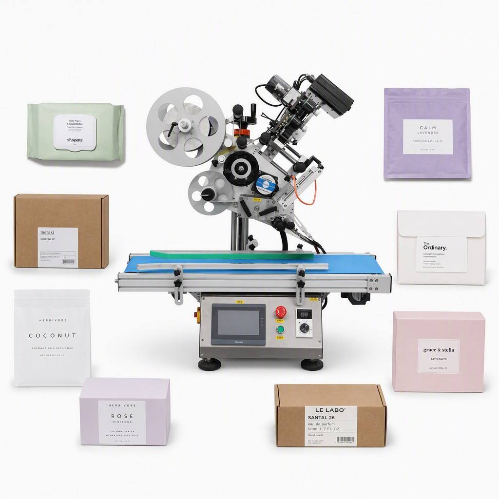 MAT-IF80 Automatic Flat-Surface Labeling Machine Flat-surface Label Applicator Machine Suitable - Image 3